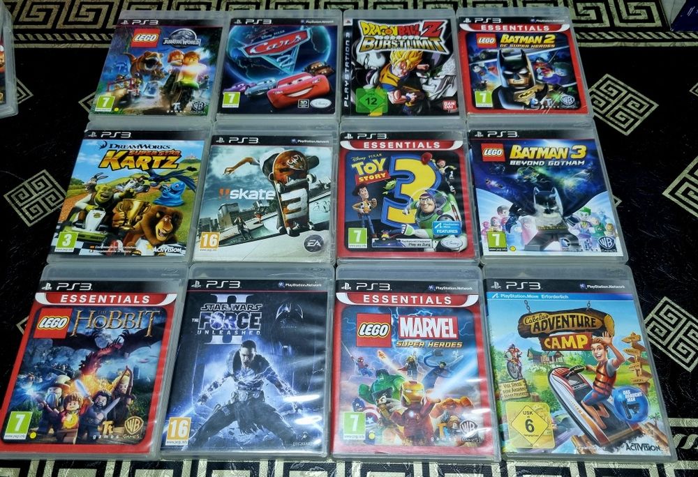 Lego/Dragonball/G force/Ratchet/Cars/Toystory/Transformers/Ben10 PS 3