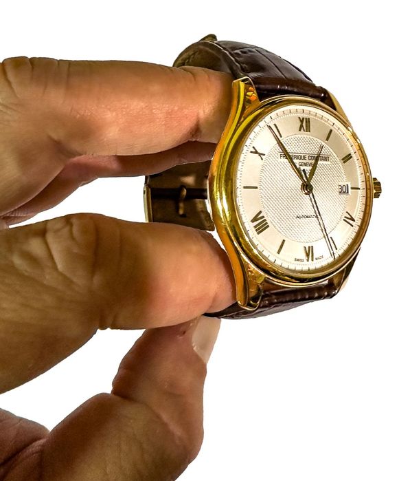 Ceas automatic Frederique Constant Classics Index, Auriu, 40 mm