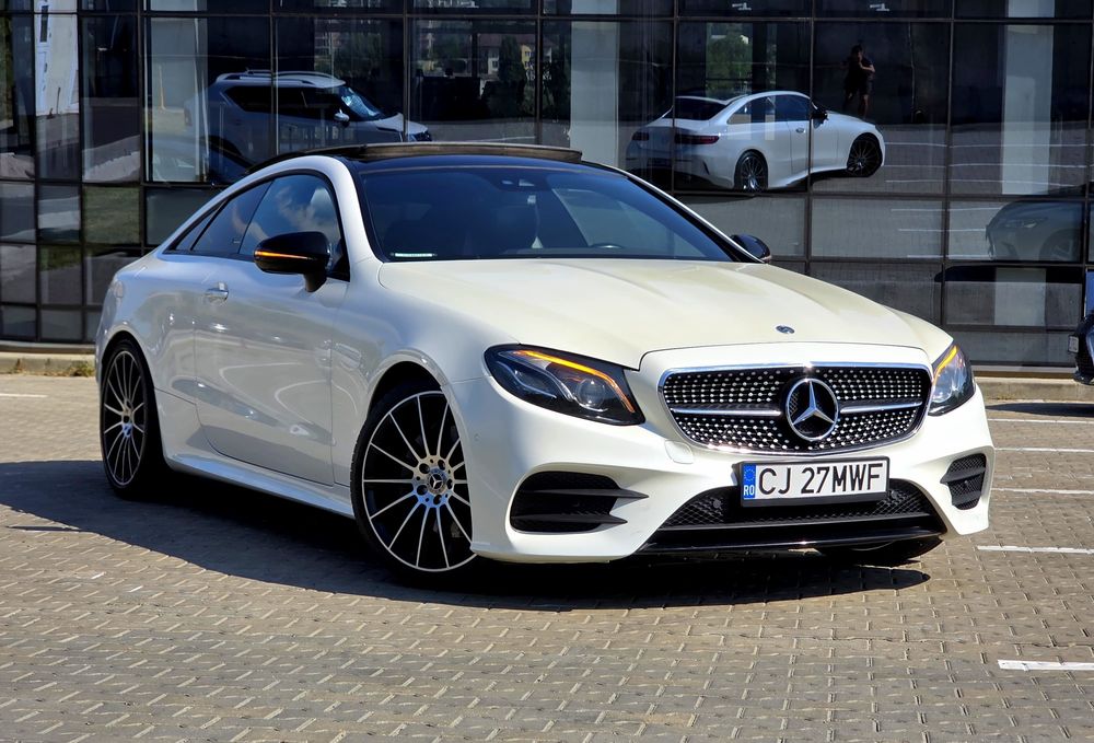 Mercedes Benz. E220d Coupe AMG. Accept si unele variante.