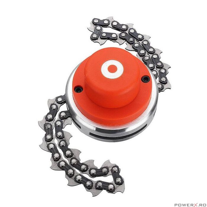 Cap motocoasa cu lant de drujba, universal, PowerX