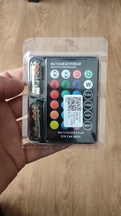 Цветни лед 5W5 Led крушки, с дистанционно