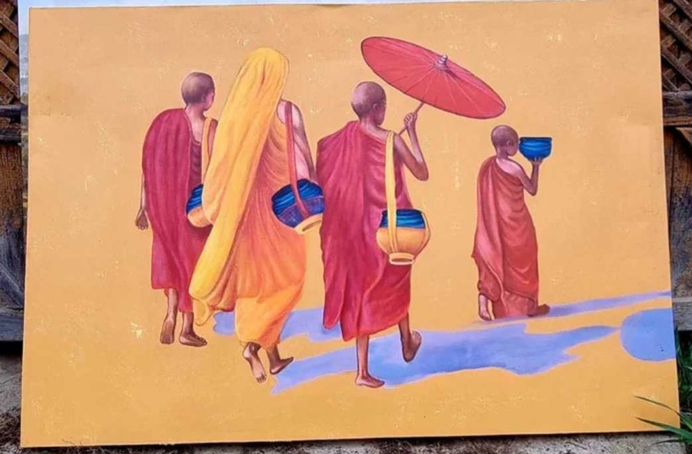 Tablouri de dimensiuni mari pictate în ulei pe pânză 120X80 si 140X120