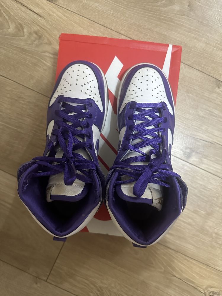 Nike dunk high sp varsity purple