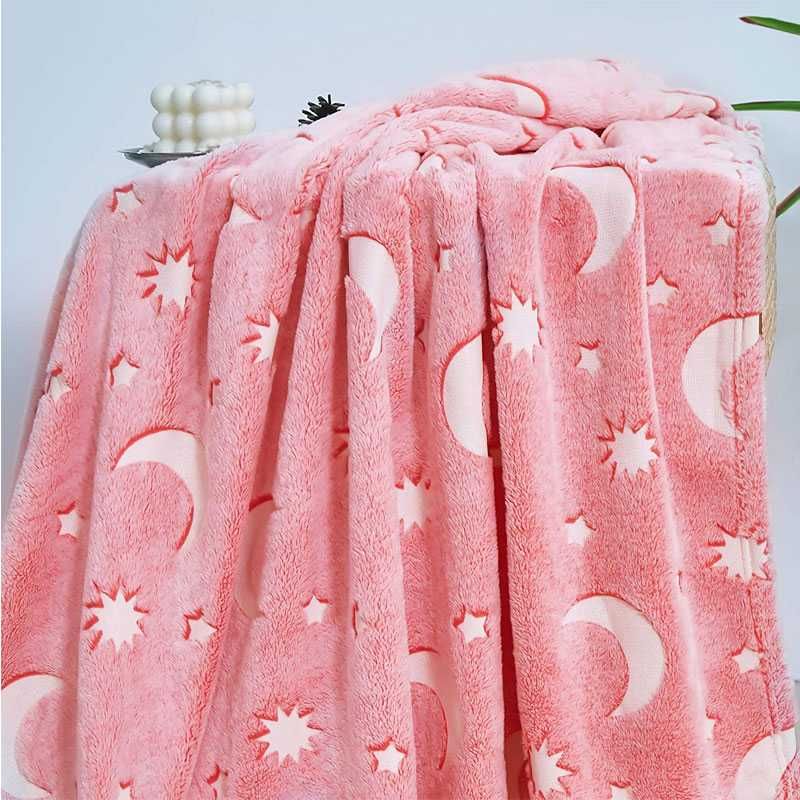 Детско одеяло, светещо в тъмното- 120 х150 см., полиестерен микрофибър
