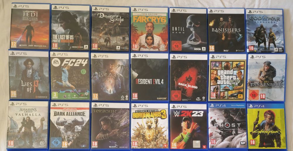 Jocuri ps4 ps5 Lot/Pachet jocuri