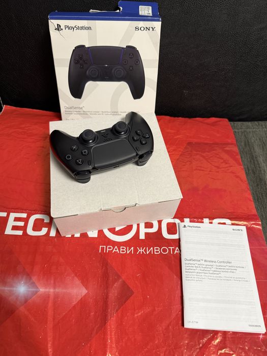 ***PS5 Sony Play Station Joystick Контролер Technopolis Гаранция Black
