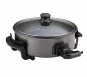 Електрически тиган за приготвяне на пица Rosberg R51010B, 1500W, 32 см