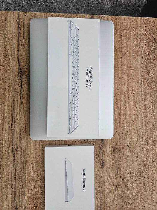 Apple Magic Keyboard (2021) с Touch ID, бял - MK293LB/A