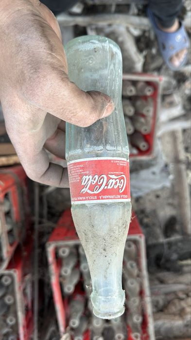 Sticle vechi Coca-Cola, Pepsi, Mirinda – colecție rară