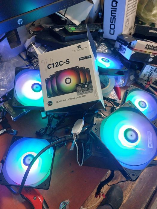 Set ventilatoare carcasa pc Thermalright TL-C12C-s noi ,5 buc,5pack