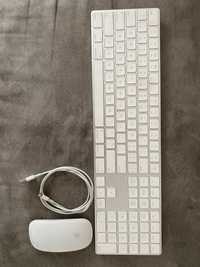 Apple Magic Keyboard cu numpad+Apple Magic Mouse 2 A1657