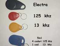 cartela interfon, cartele electra, cartele scara, coduri multiple 4+1