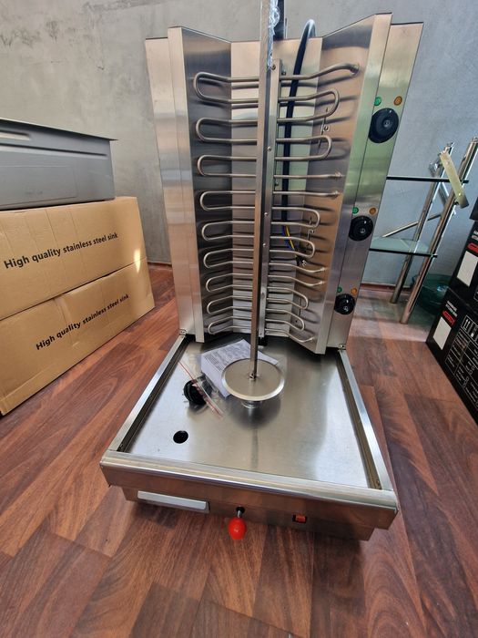Reducere Aparat profesional shaorma motor jos 220V -TRANSPORT GRATUIT