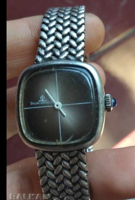 Сребърен дамски часовник Baume&Mercier-Ликвидация