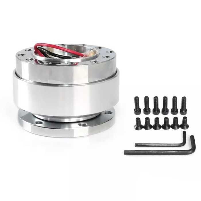 Бърза връзка за волан на МПС - Черен, Червен, Сив, Син