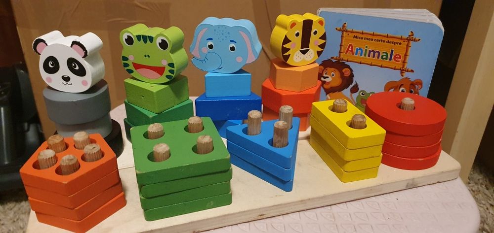 Lot Jucarii din lemn