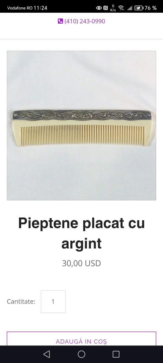 Pieptene argintat anii 1930