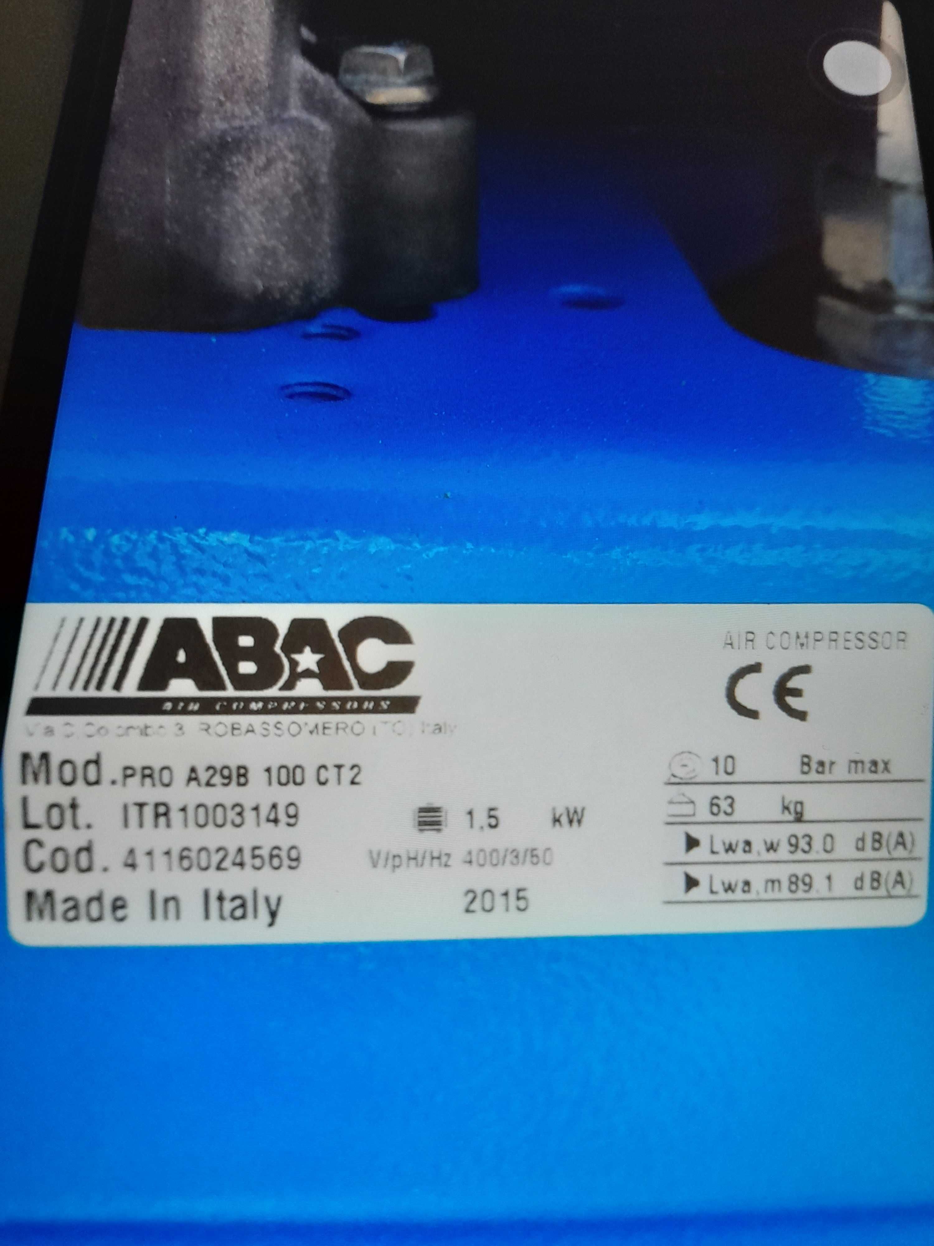 Compresor aer 100 l ABAC