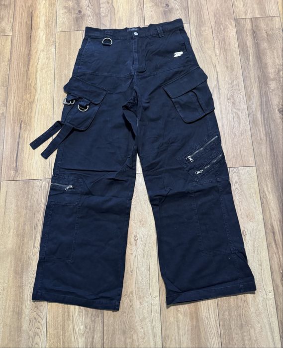 Broken Planet Baggy Cargo Pants Black