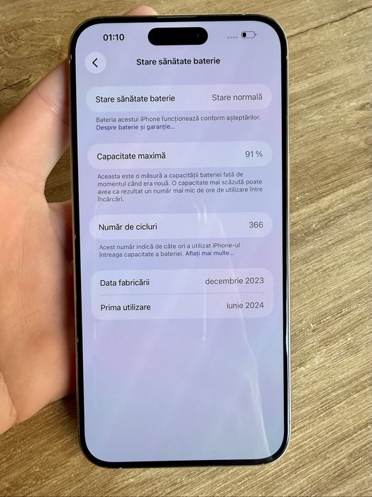 iPhone 15 Pro Max Natural Titanium 256GB