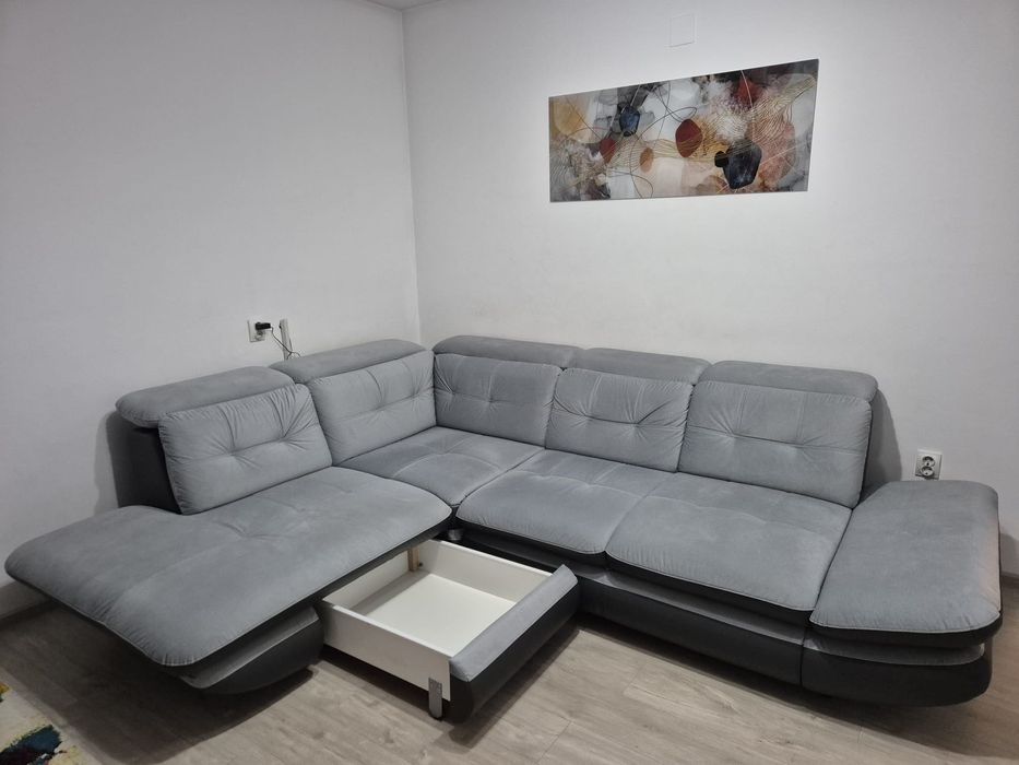 Coltar extensibil stânga STRATUS  dimensiuni  295/234 cm