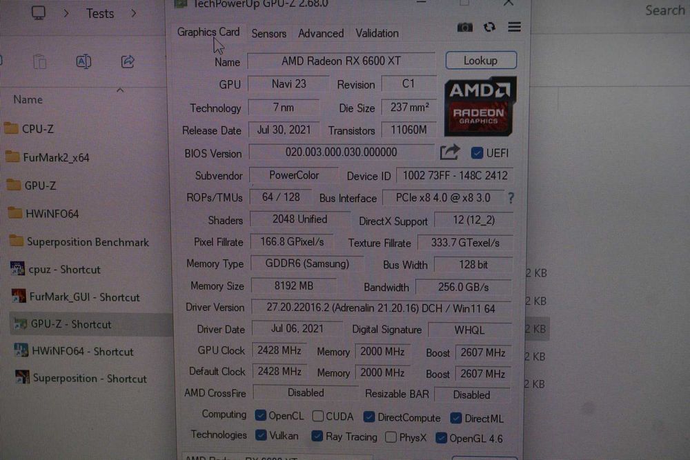 Видеокарта RX 6600 XT 8GB Red Devil GPU / Вкл.ДДС