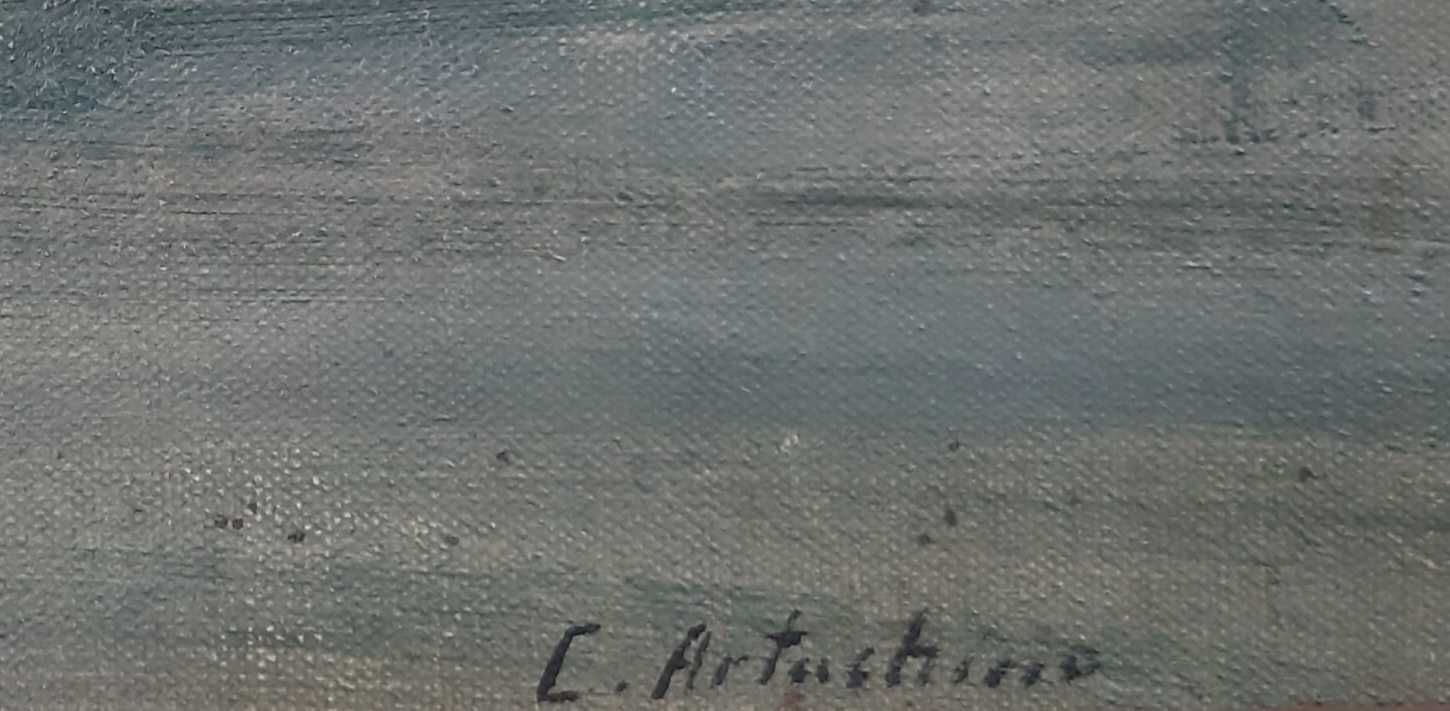 Artachino Constantin, Ulei pe pânză, Semnat, Dimensiuni 28 x 38 cm