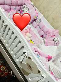 Детский кровать с новорожденным