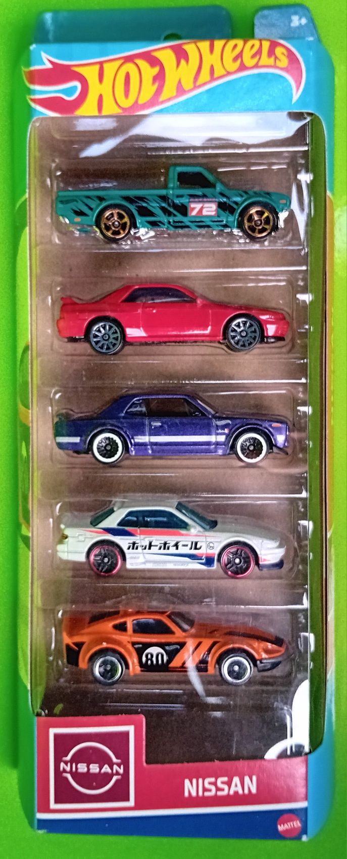 Метални колички Hot Wheels Nissan 5-pack 1:64