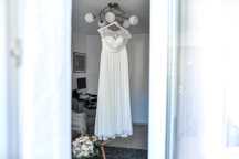Rochie de mireasa cu voal
