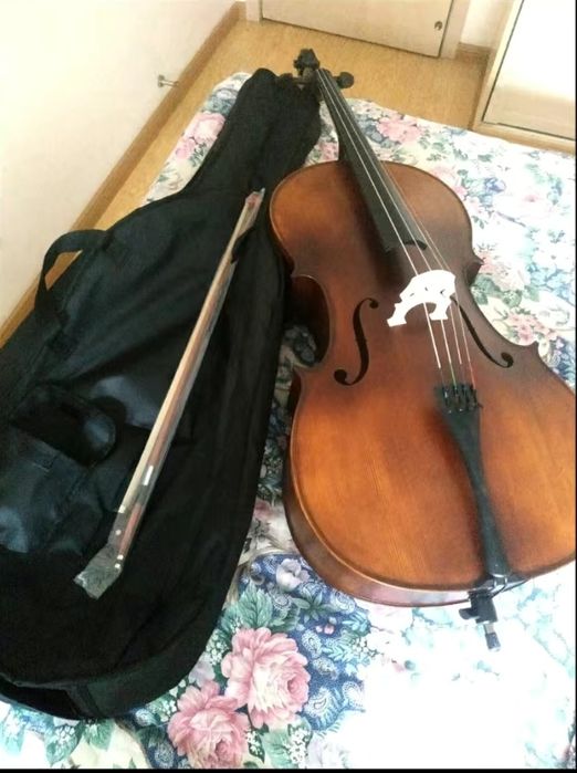 Виолончель 4/4 с чехлом и дополнительной комплектацией
