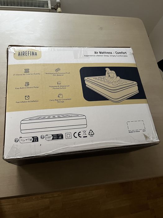 Saltea gonflabila pt 1 pers 46 cm inaltime!