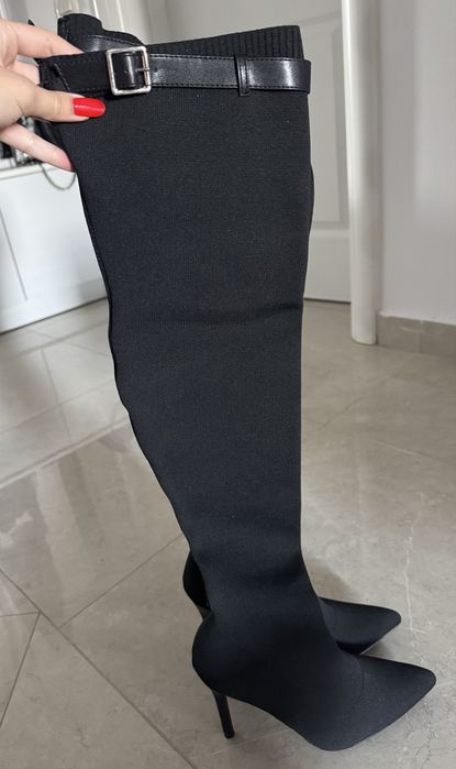 Cizme lungi cu toc
