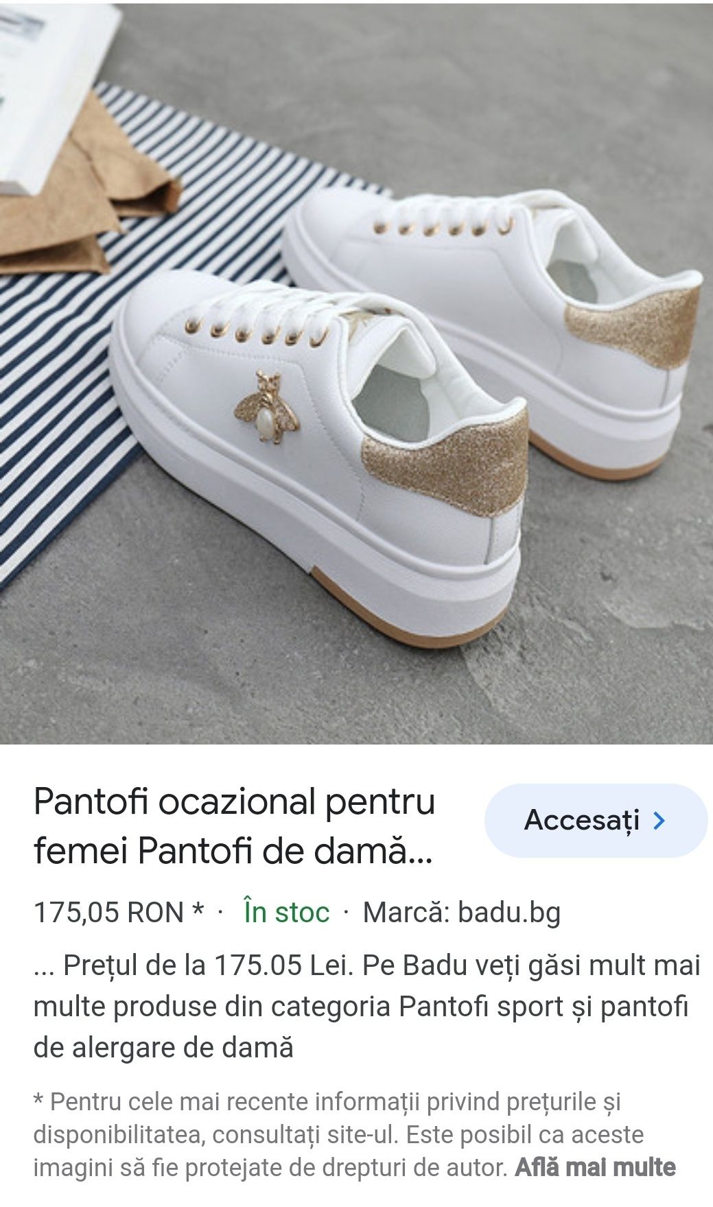 Adidași damă albi