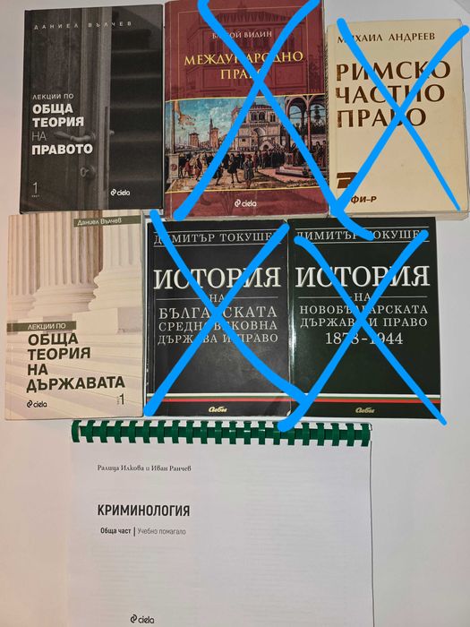 Учебници по право за първи курс