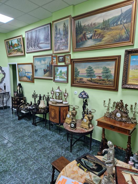 Уникален антикварен холандски каминен часовник