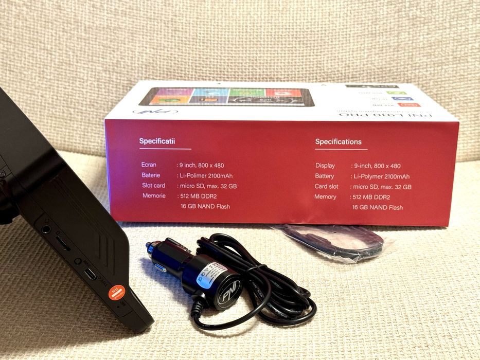 GPS camion tir truck auto PNI L910 PRO ecran 9” 512MB RAM 16GB Full EU