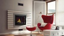 Focar din fonta de calitate pentru seminee pe lemne modern de 10 KW