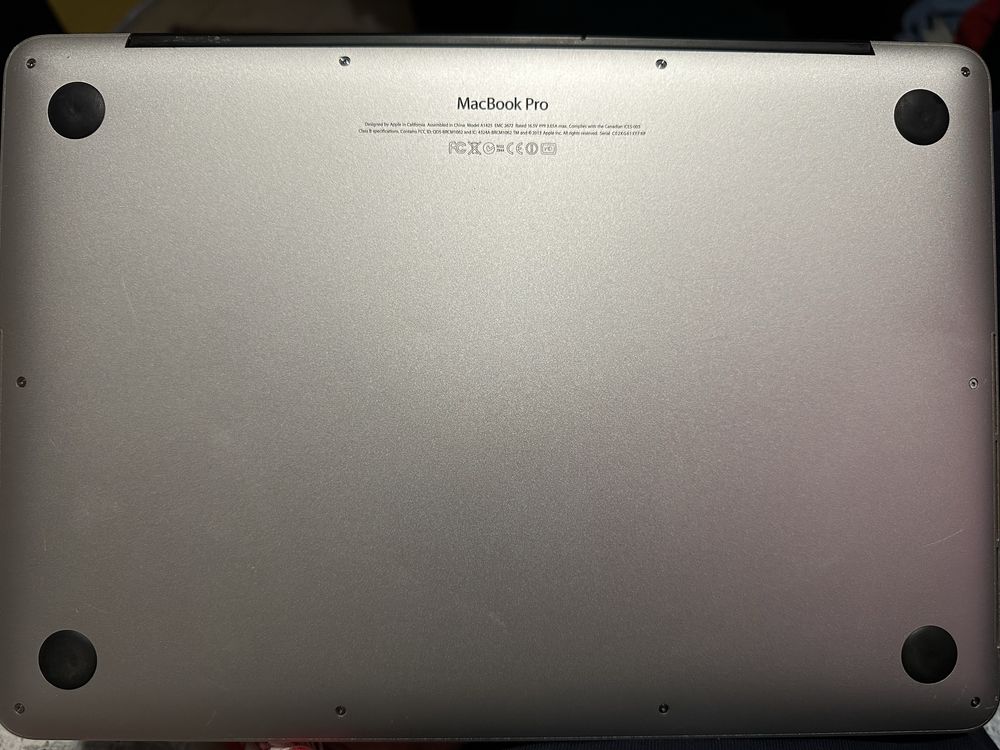 Macbook pro 13” retina