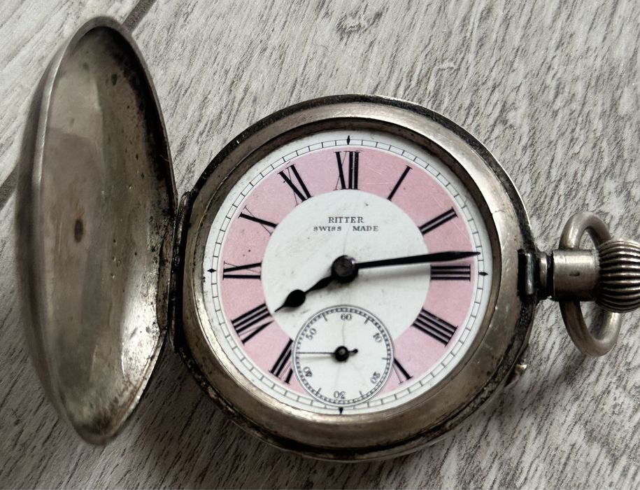 Vechi ceas buzunar!! Carcasa argint!!