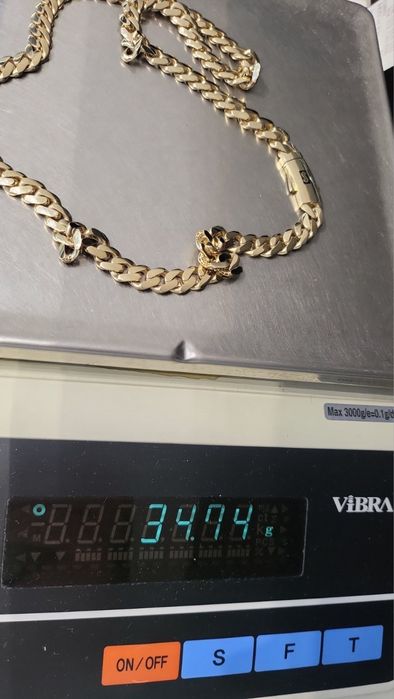 Златен синджир мъжки Monaco 14 карата