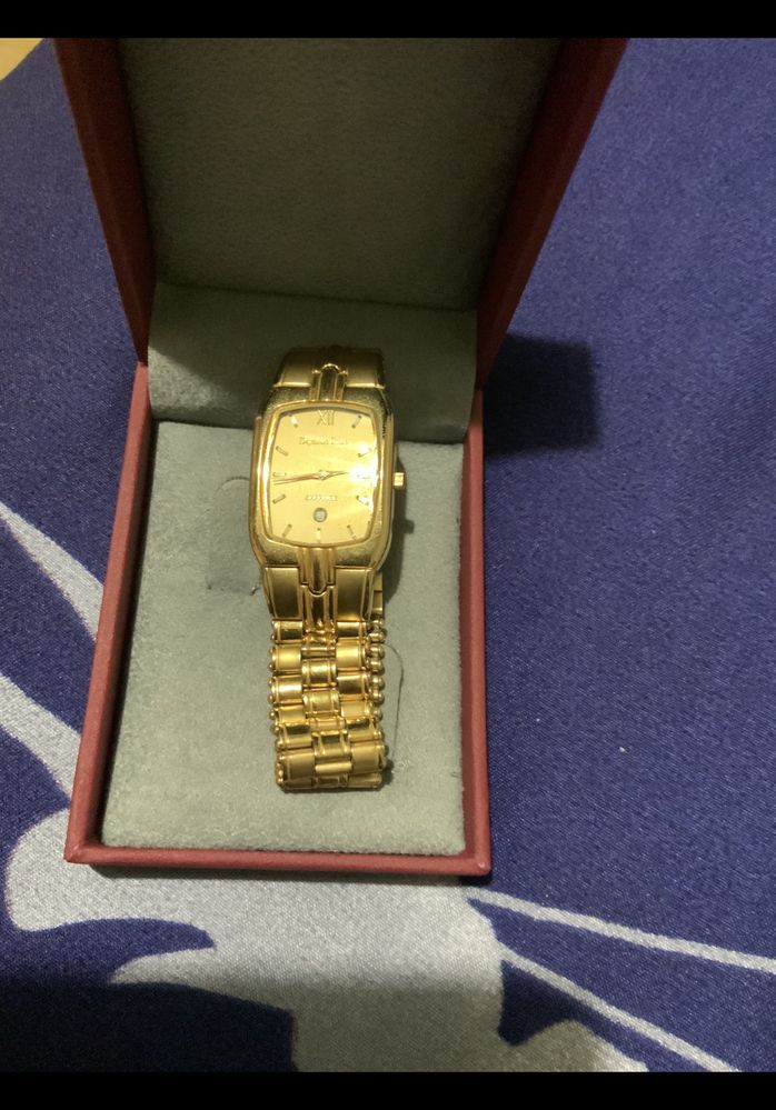 Vand ceas Diamond Rene 24k placat original Unisex