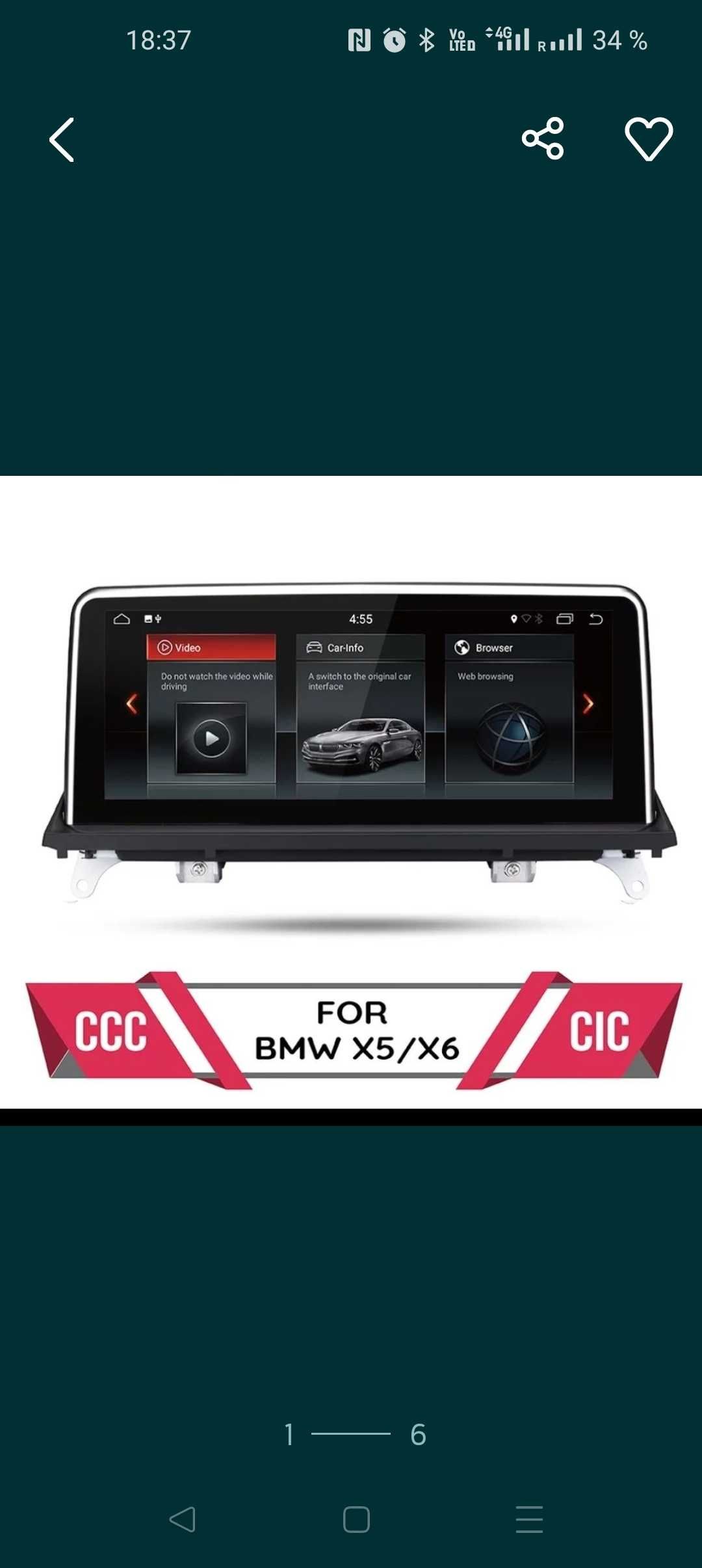 Navigație Android GPS BMW X5 X3 E39 E46 E53 e70 E71 F10 F30 CARPLAY