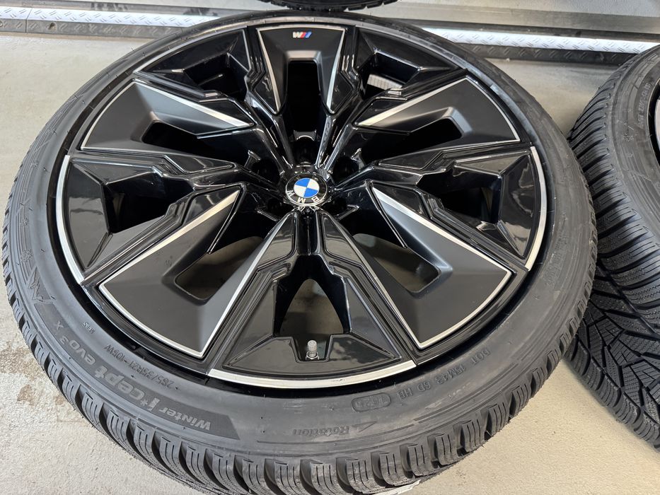 Jante Originale BMW M packet R21 Seria7 G70 echipate iarna noi 2025