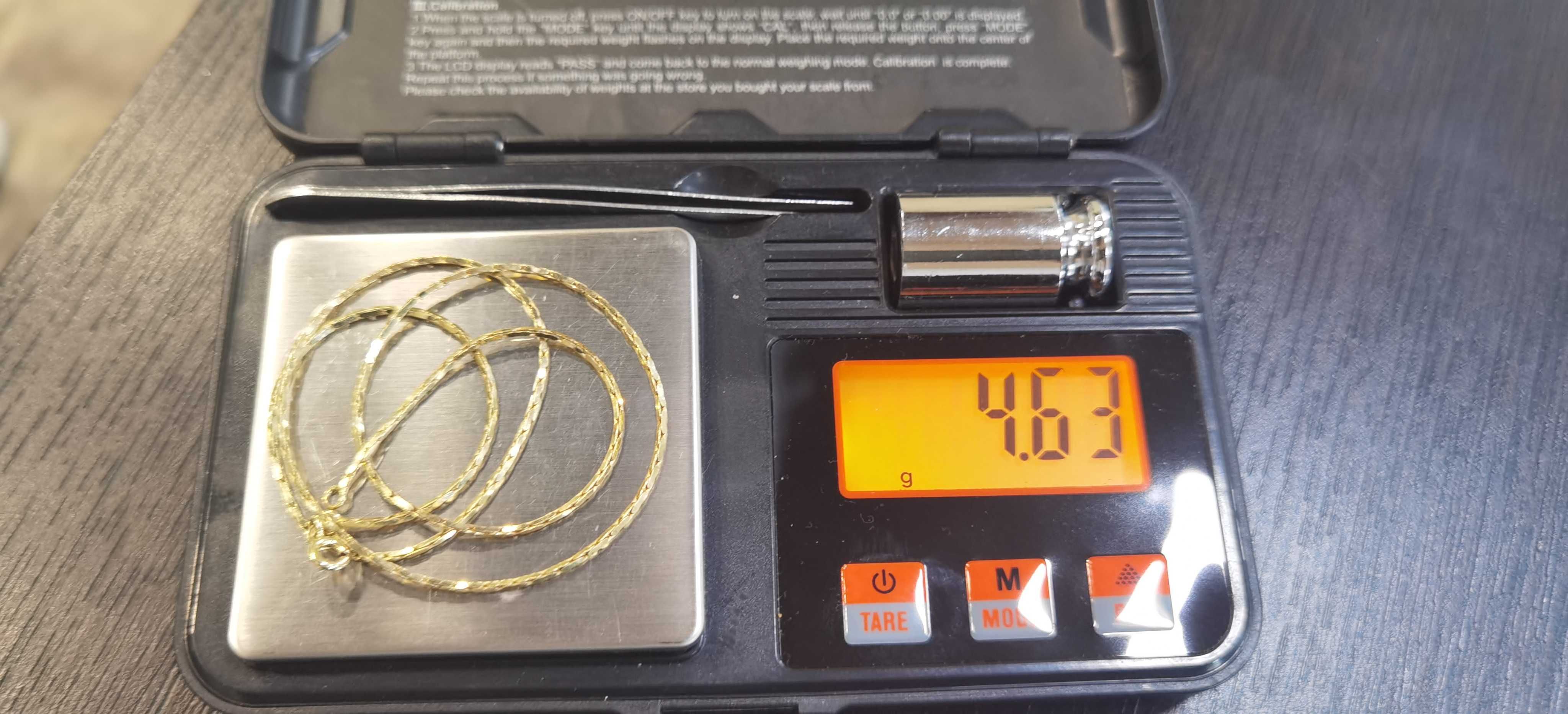 Lanț Aur 14 k Nou = 4,63  grame