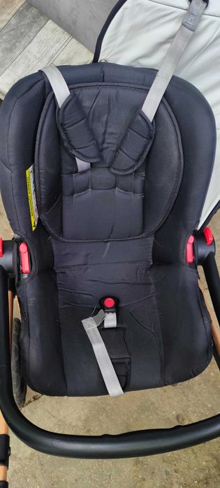 Carucior nou nascut 3 in 1 Lorelli Viola 22Kg + Geanta + Plasa insecte