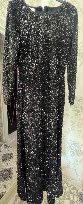 Платье вечернее, черное