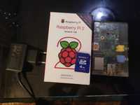 raspberry pi 1B + carcasa + alimentator original +SD card Adata 4GB