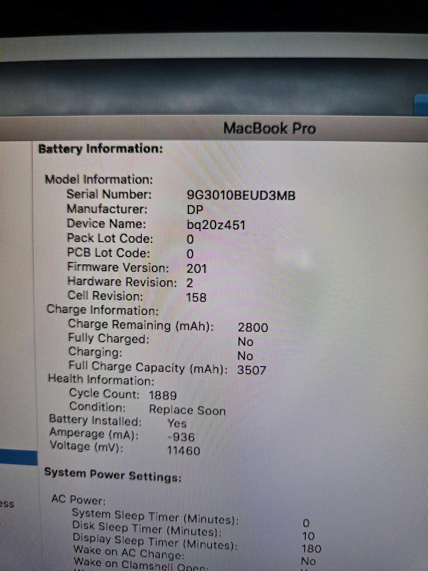MacBook Pro 13 16GB, SSD 250GB