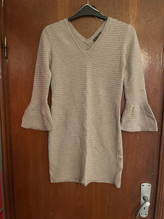 Rochie tricotata bej M